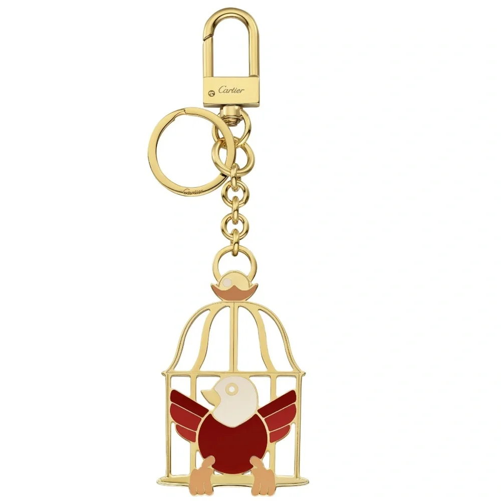 CARTIER Diabolo de Cartier Freed Bird Key Ring - Picture 3 of 14